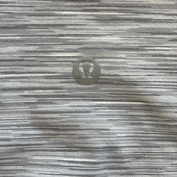 Lululemon Leggings Womens 8 White, Heather Gray full length - Picture 2 of 4